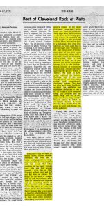 April 1 1971 - MUSHROOM - Anastasia Pantsios - Best of Cleveland Rock at the Plato