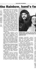 May 12, 2002 - Jeff Piorkowski Somewhere After the Rainbow