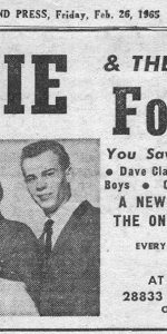 DICK WHITTINGTON - FEB 26 1965 - Cleveland Press - Hires Ad