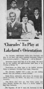 THE CHARADES - Lakeland's Orientation article